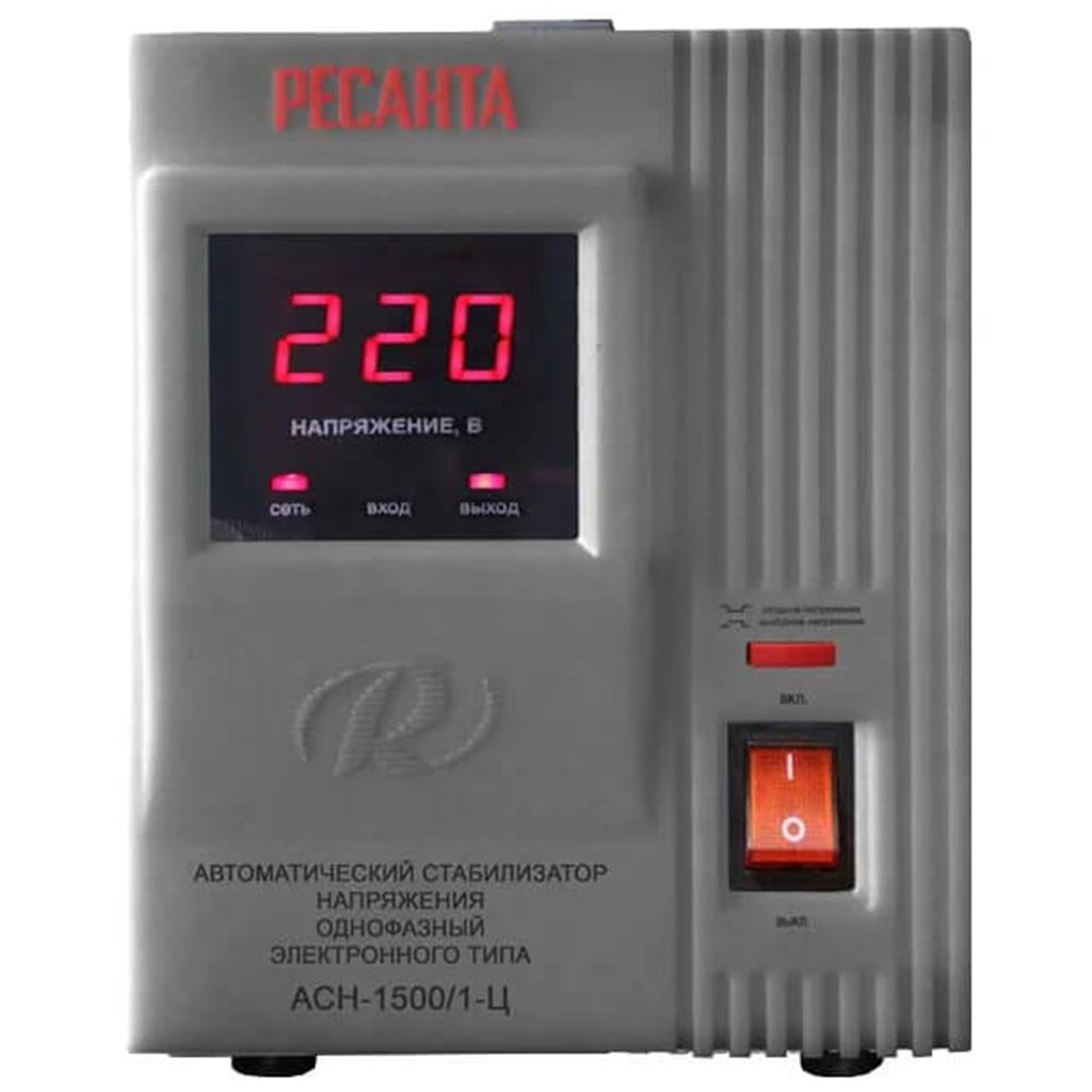 Мини-фото 1. Стабилизатор напряжения Ресанта АСН-1500/1-Ц