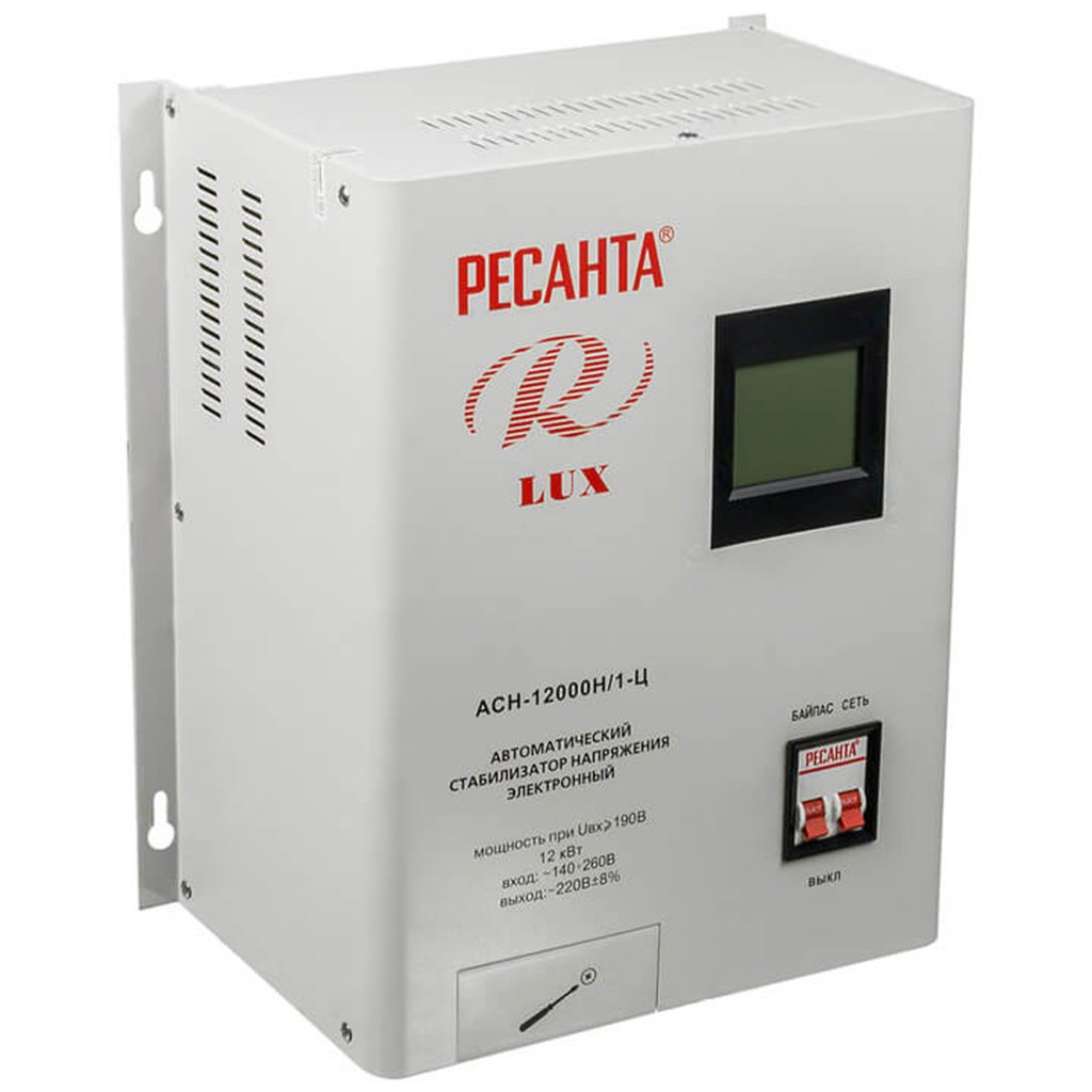 Мини-фото 5. Стабилизатор напряжения Ресанта LUX АСН-12000Н/1-Ц